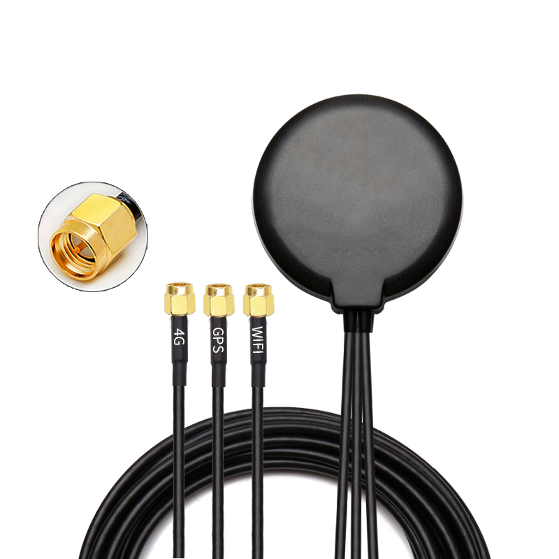 4G wifi GPS 3 in 1 Antenna GSM/LTE/2.4G combination waterproof Cabinet Chassis 4G GPS Wifi Outdoor Antenna