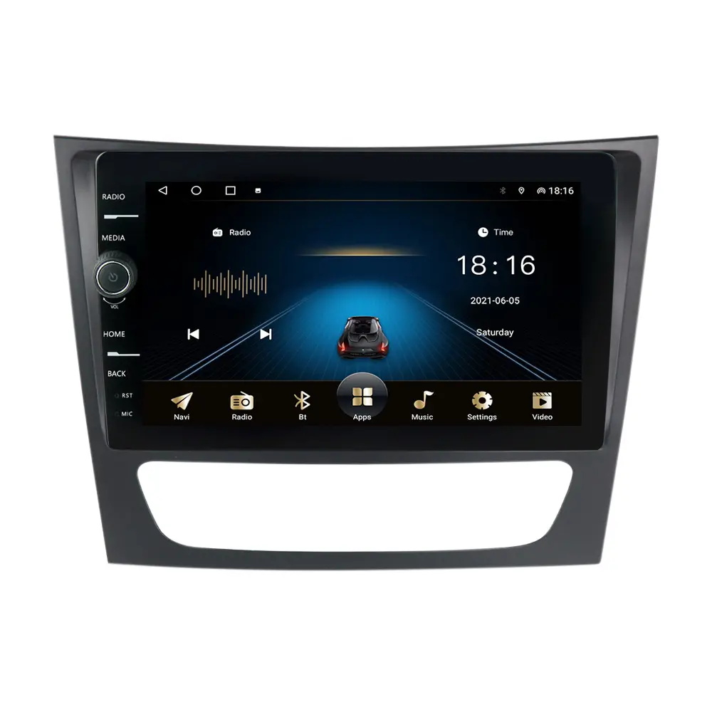 MEKEDE Android для Mercedes Benz E-class W211 E200 E220 E300 E350 E240 E280 CLS CLASS W219 Wi-Fi USB Автомагнитола GPS без DVD-плеера