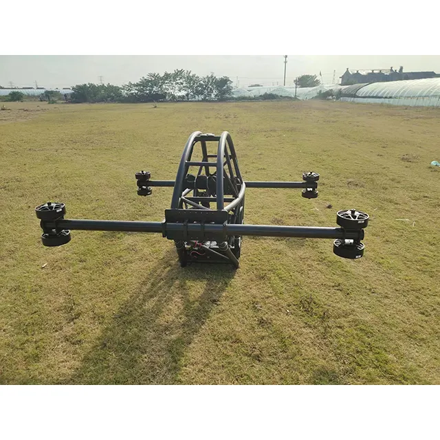 Large 75-100kg payload  heavy lifting drone  Coaxial Arm Set   Race Car-inspired Spaceframe Safety Cell Design