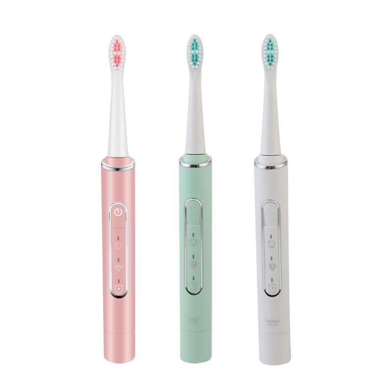 compact electric toothbrush IPX7 green white pink candy color cheap bulk electric toothbrush oral cleaning care Z3