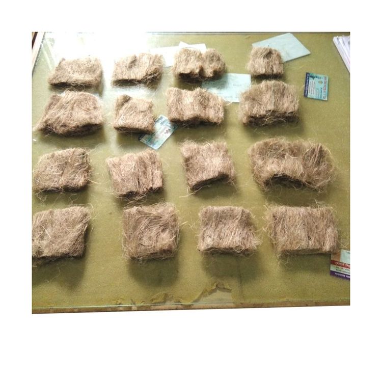 Factory Manufacturer Supplier High Quality Square Fiber Roll 100% Hemp Knife Natural Square Fiber Roll