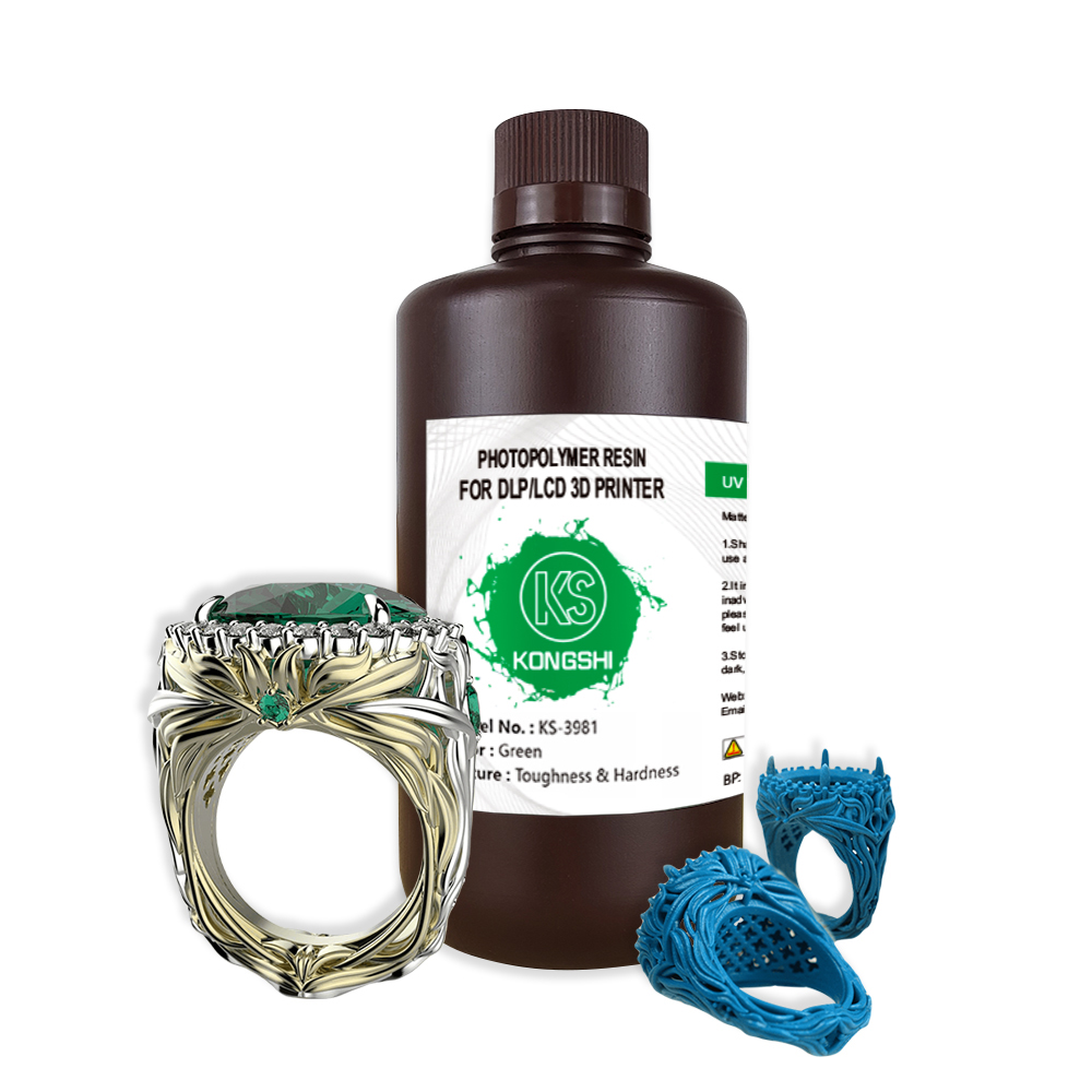 Fast shipping UV 405nm 3D printer jewelry castable photosensitive lcd dlp resin casting photopolymer castable resin