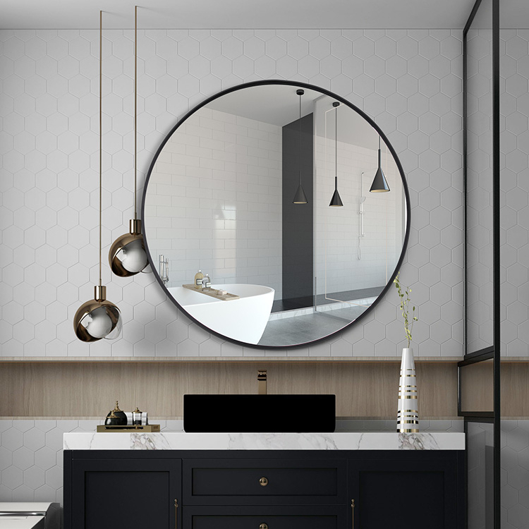 Modern Design Wall Mounted Anti Fog Round Smart Led Backlit Bath Mirror Bathroom Mirror With Light