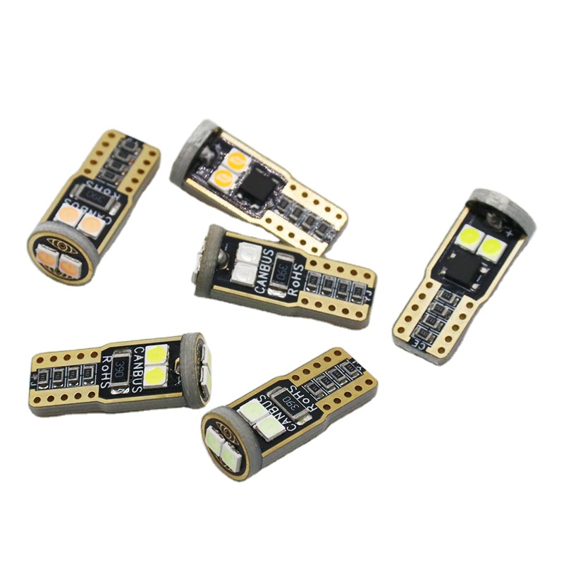 Unjoyliod canbus безошибочные T10 3030 6SMD керамические DC 12 В Автомобильные светодиодные габаритные огни Белый Синий Красный Янтарный холодный синий поворотные боковые лампы