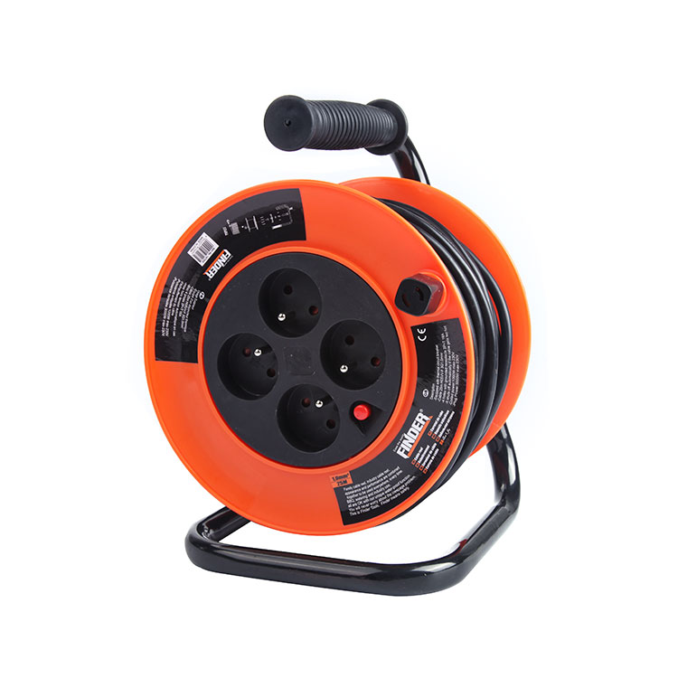 Electric Retractable Cable Reel, European Extension, Натяжной канат длиной 25 м х 1,0 Sizes
