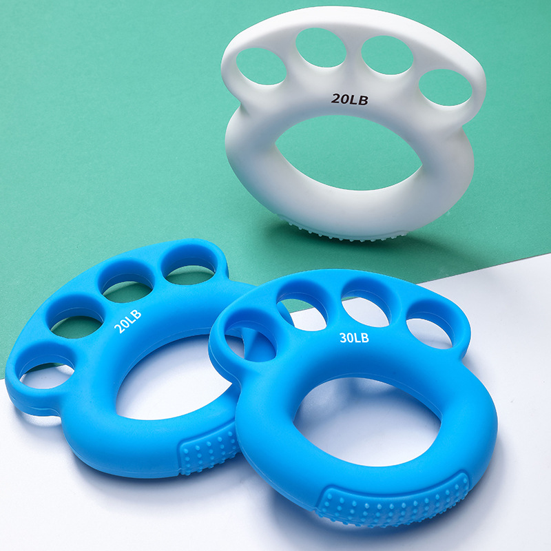 Hand Grip Strength Hand Exercise Equipment Four Finger Grip Strength Silicone Material