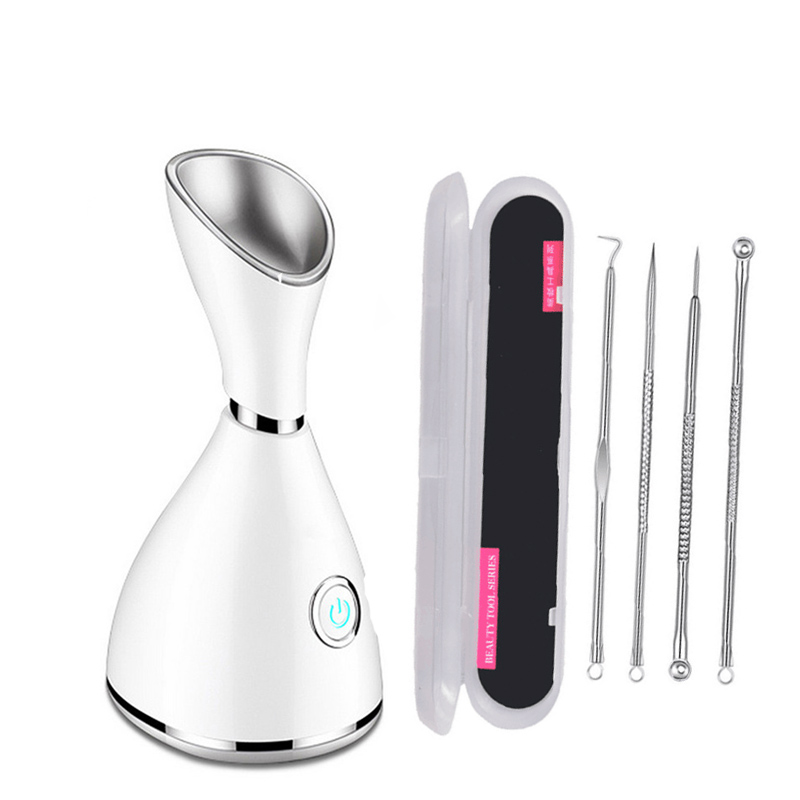 Beauty Care Hot Moisturize Face Steamer Electric Cheap Nano Facial Steamer With Blackhead Remover Needle Set
