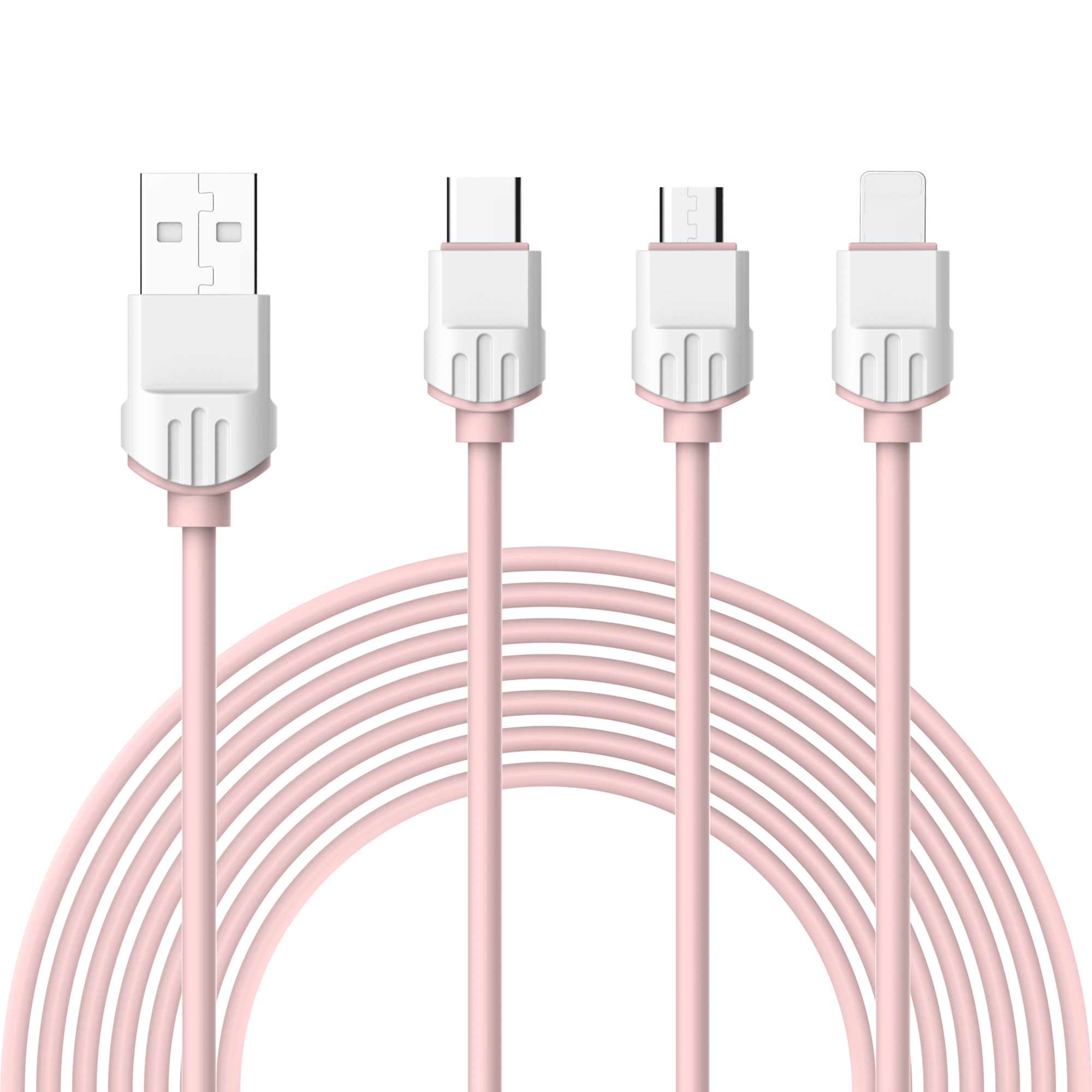 Cable USB de carga rapida al por mayor 2A con nuevo diseno tipo micro cy