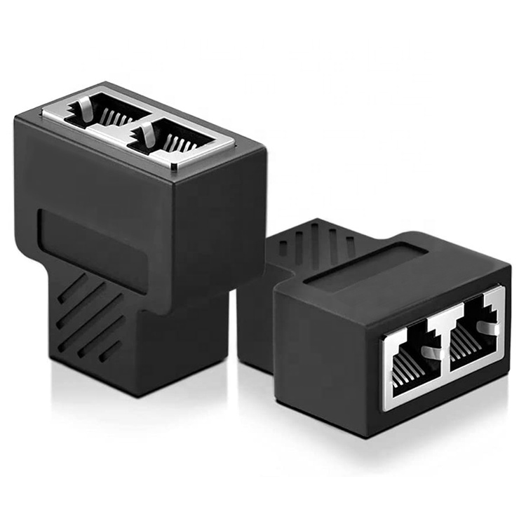 1-2 гнездовой разъем RJ45 разъем Ethernet Lan сетевой адаптер RJ45 муфта сплиттер