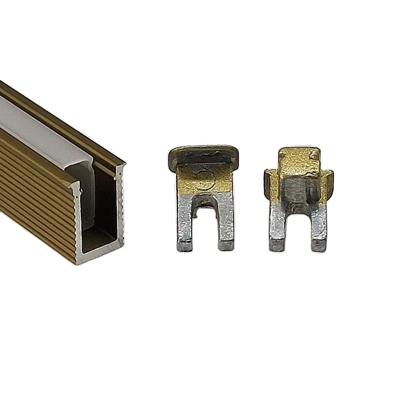 Slim W5.7*H8.9mm Aluminum LED Light Channel With Slot Recessed Installation Include Silicone Diffuser Cabinet Lighting