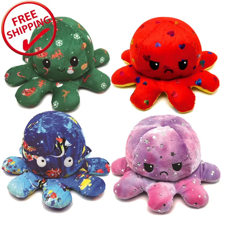 Octopus Pillow Stuffed Toy Dolls Soft Simulation Octopus Plush Doll Cute Home Decoration Accessories For Children Gifts