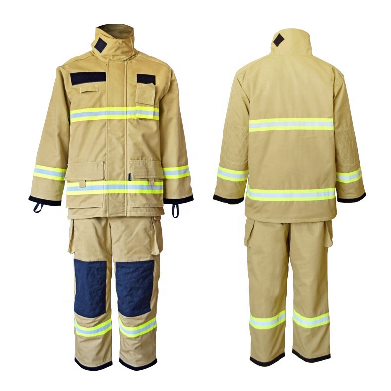 cheap price flame resistant fire fighter suit
