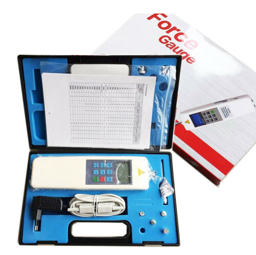 Force Tester Digital Push Pull Gauge Force Meter with Max Load Value Range 20N 2kg 4.5Lb