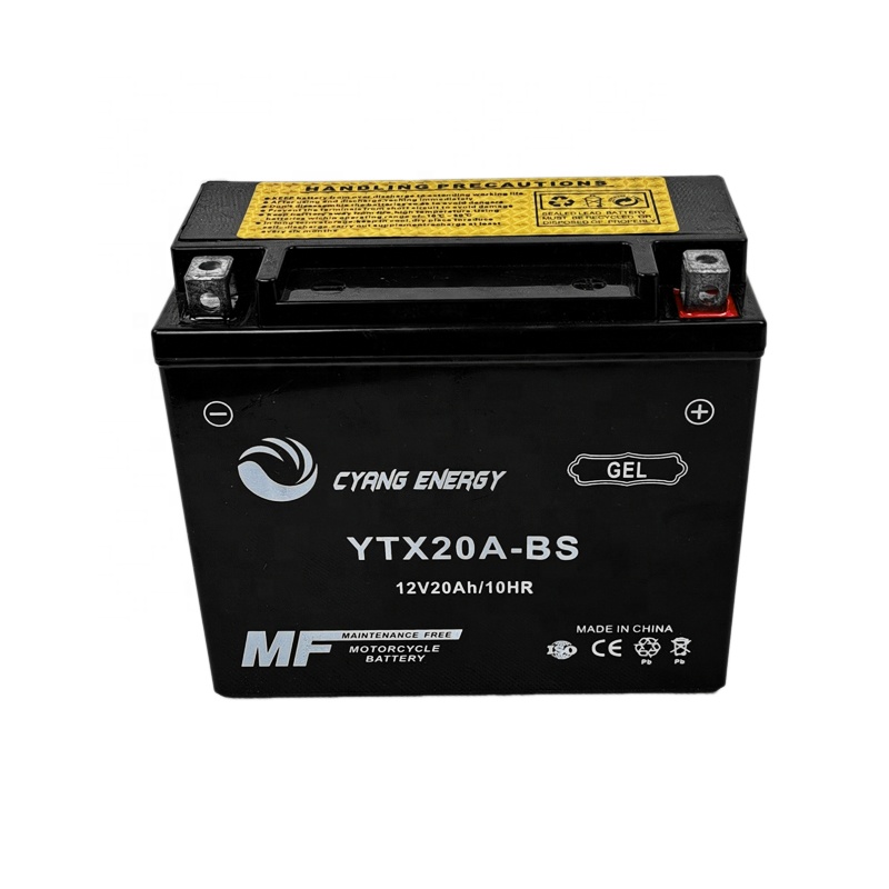 Высокое качество горячей продажи 12v2 0ah/YTX20-BS MF с сухим элементом, гелиевая АКБ с бесплатным обслуживанием для мотоцикла начиная