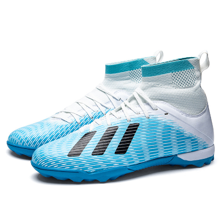 Outdoor high ankle cleat anti-slip running football breathable soccer sports Training shoes