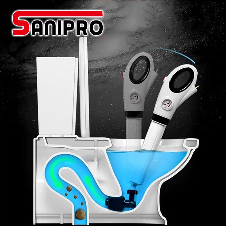 Sanipro ванная комната воздуха мощность Слива Blaster трубы давление насос очиститель кухня засоренная труба Ванна Туалет плунжеры