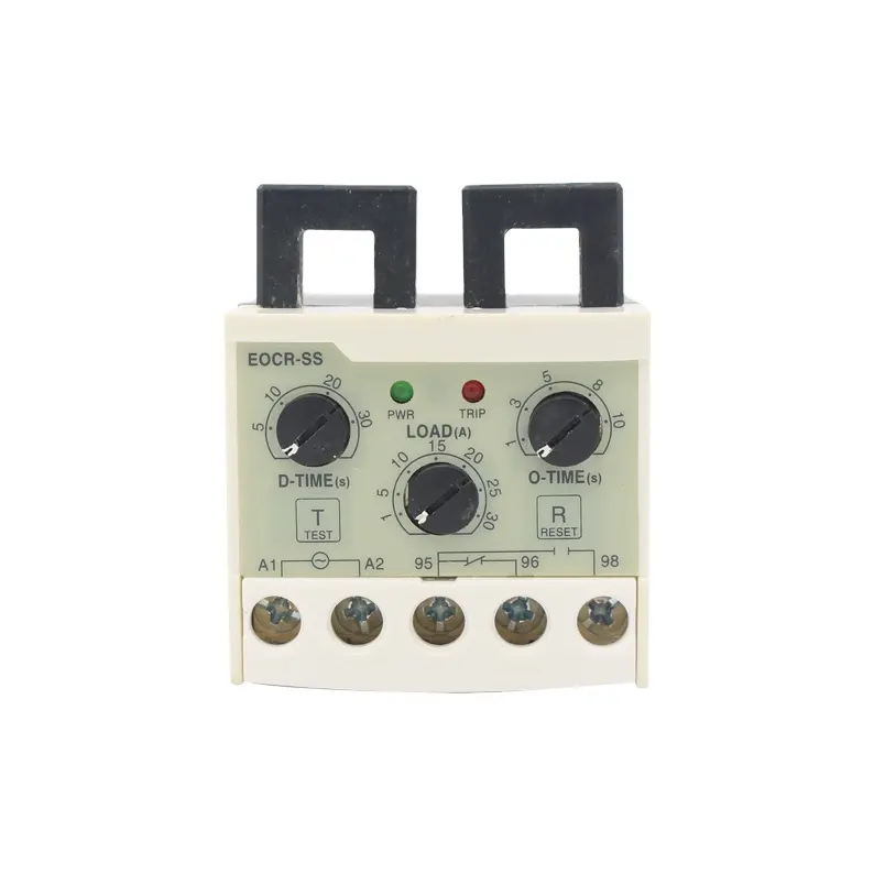 ManhuEOCR-SS 5-30A Overload Phase   Independently Adjustable Starting Trip Delay  Electronic Overload Relay