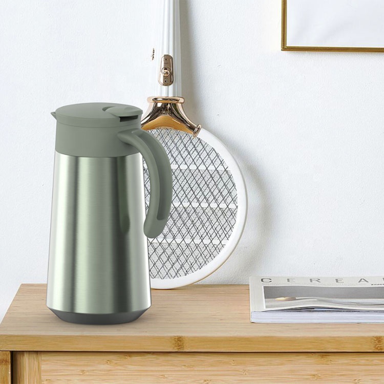 Hot Sales Double Wall Insulated Stainless Steel Coffee Pot /Tea Pot/Vacuum Flask With Handle