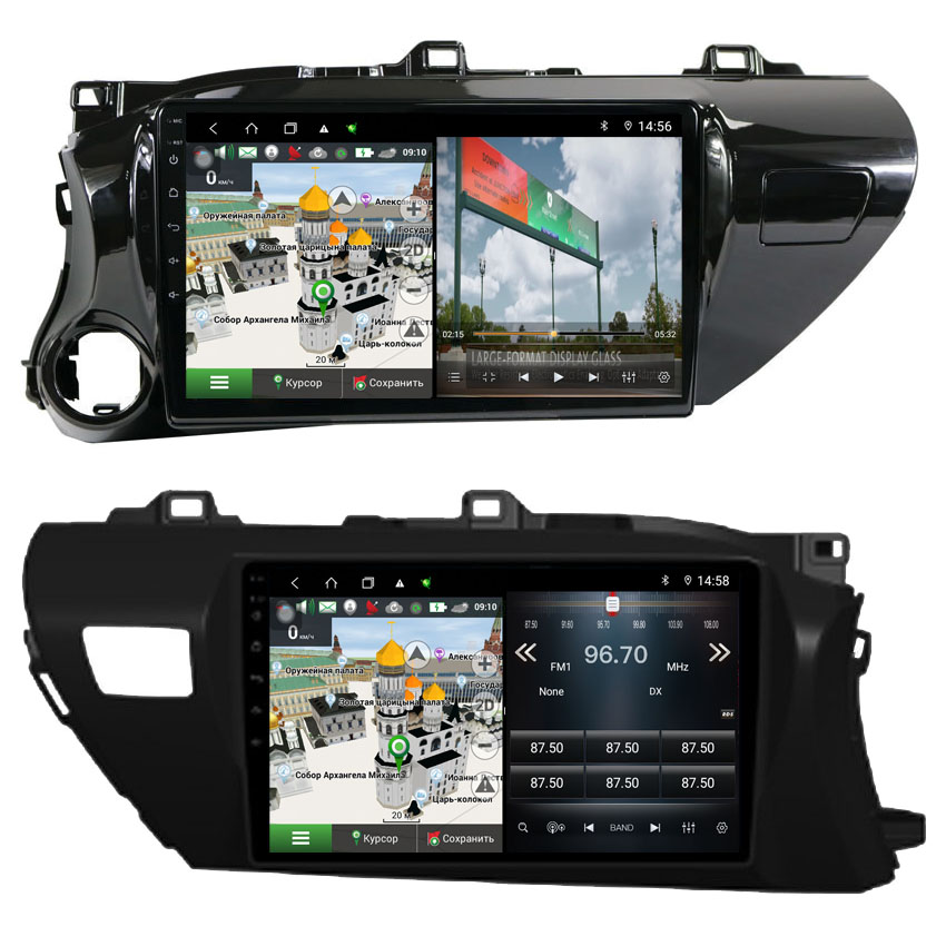 4G DSP Octa 8 Core android 10 для Toyota Hilux автомобильное радио, мультимедийный DVD-плеер, Авторадио, автомобильный GPS-навигатор, стерео карта