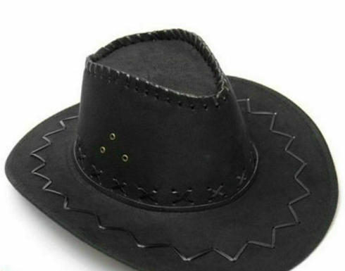 New Unisex Cowboy Bucket Brim Western Knight Hat with Cord Felt Fancy Party AD1180