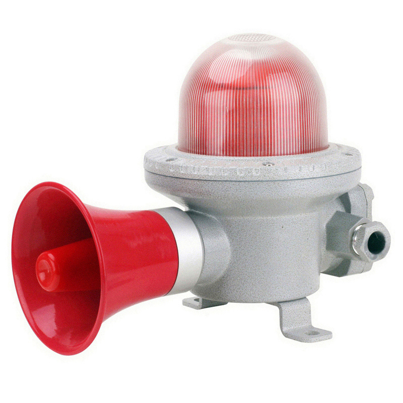 Waterproof Alarm Siren 40W 180DB Explosion-Proof Audible And Visual Alarm Intrusion Emergency Siren Alarm With Big Horn