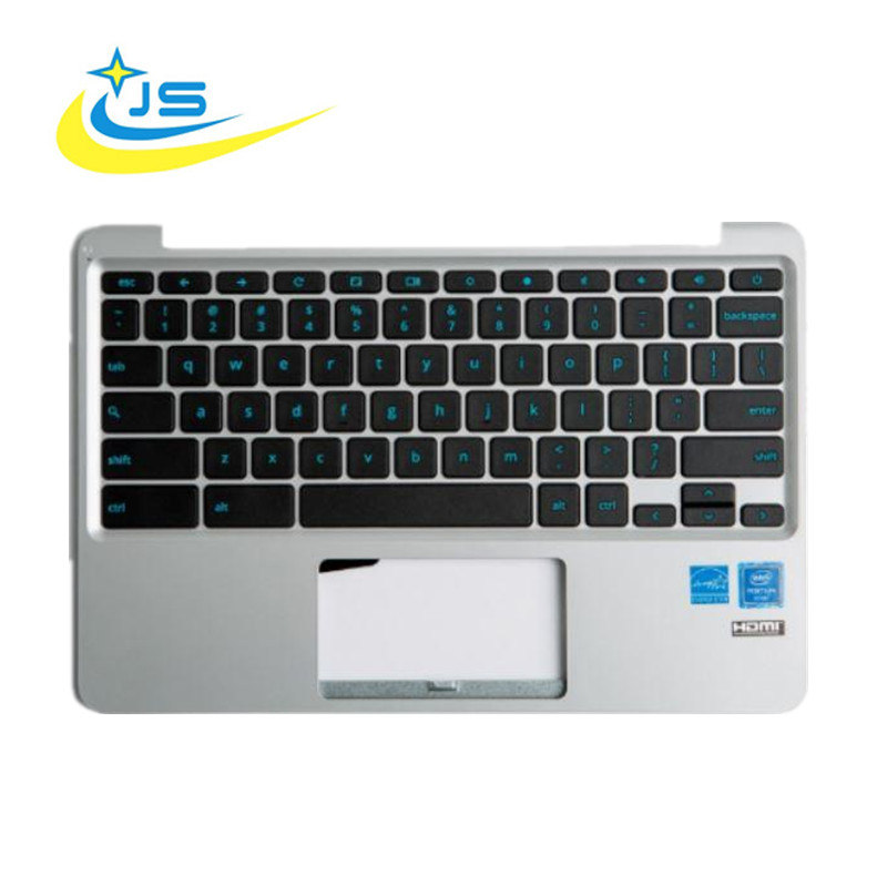 Упор для рук/клавиатура-13NX00Y1AP0311-серебристый для Asus Chromebook 11 C202SA