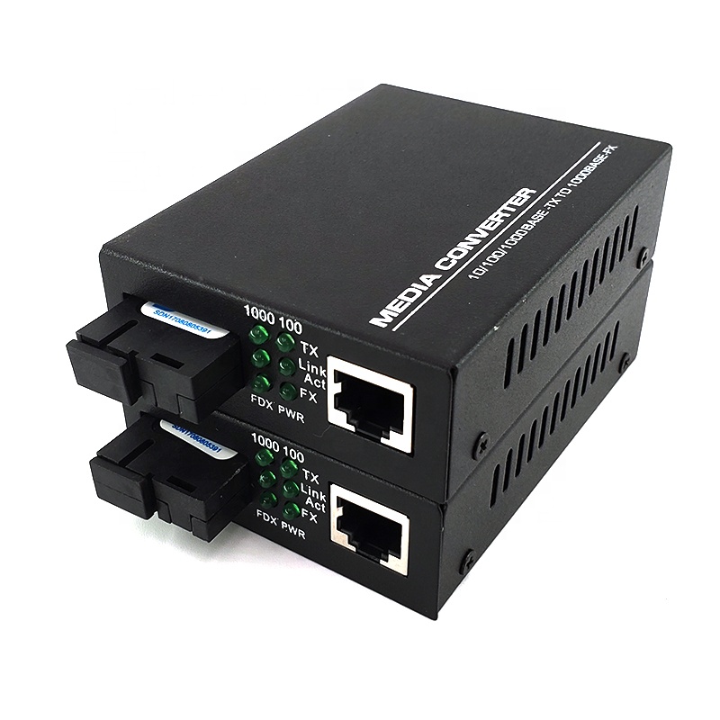 20 км 1000 м FTTH мини медиа-конвертер одиночный режим