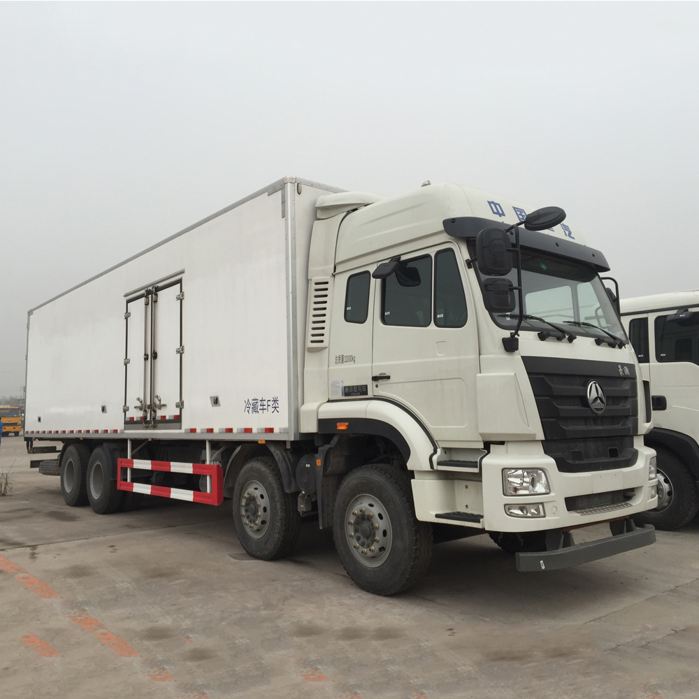 Китай тяжелый автомобиль HOWO 8X4 Euro4 Euro5 20Ton замороженной еды холодильник для продажи