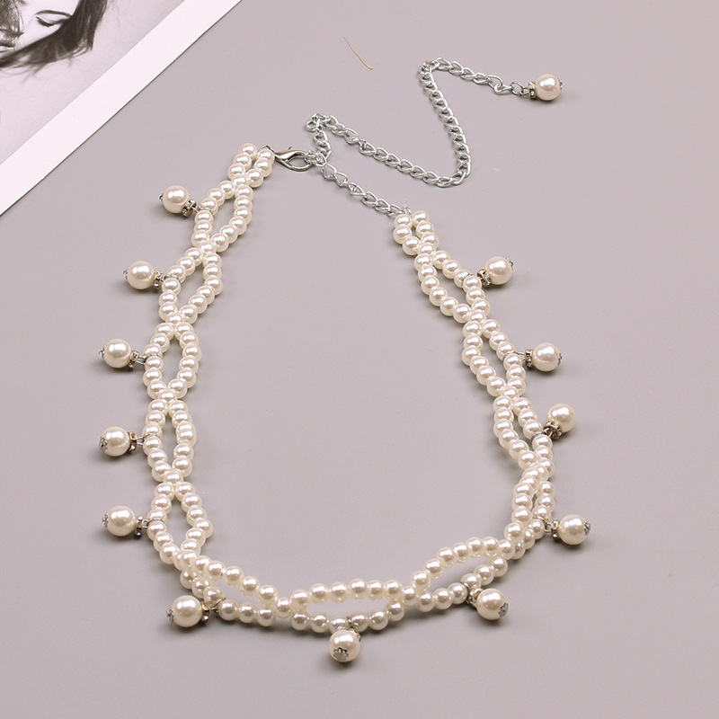 Female Pearl Fashion Waist Chain Belt European and American Simple Beads Belts Pendant Decorative Beaded Belts For Women