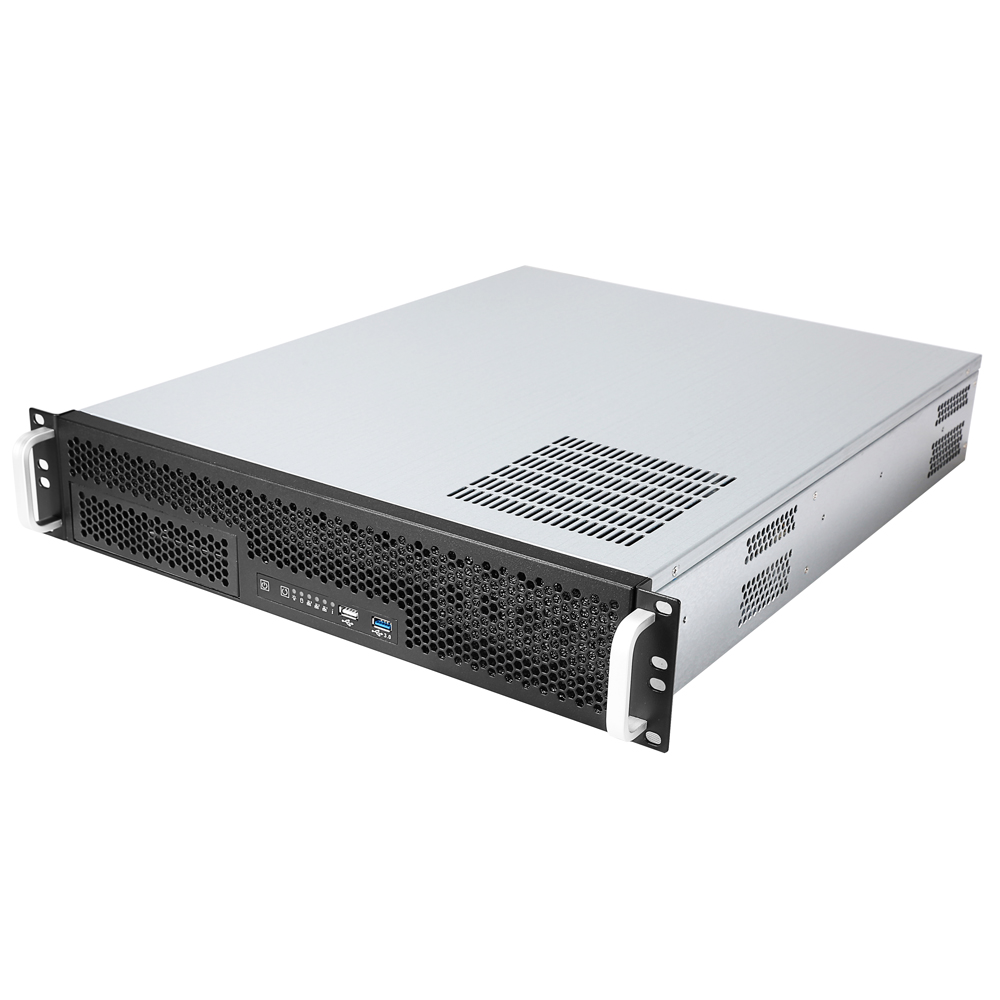 Серверное шасси 2u DAOHE 9 Bay 12 дюймов x 13 дюймов, поддержка ATX и 2U, блок питания Great Wall