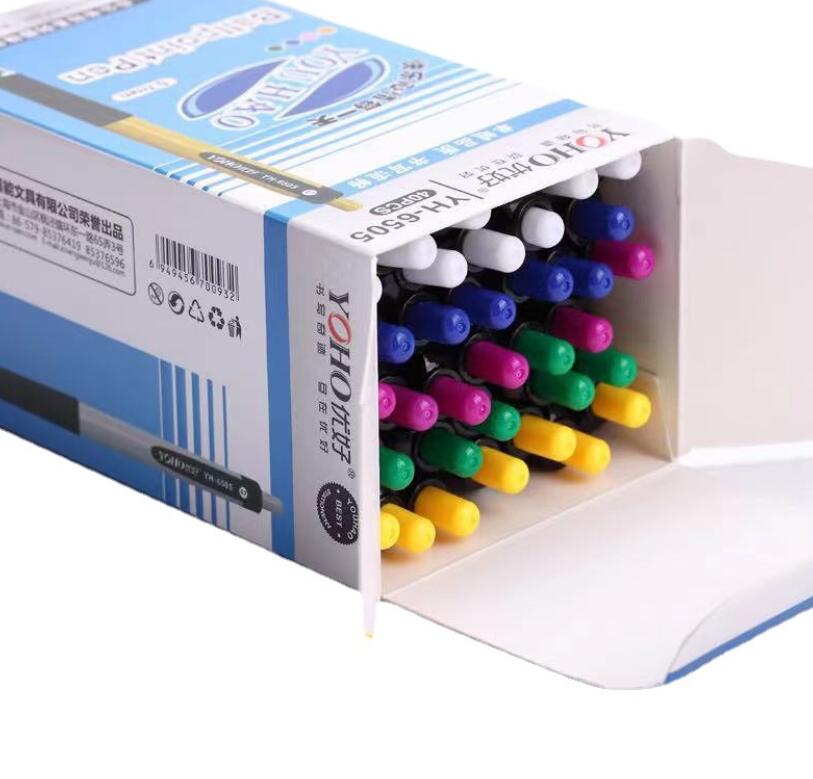 Cheap Price Promotional Plastic Advertising 0.7Mm Gel Ballpoint Pens Wholesale