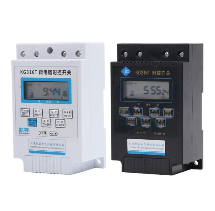 Цифровой таймер Выключатель электронный таймер KG316T AC220V AC110V DC12V DC24V AC24V
