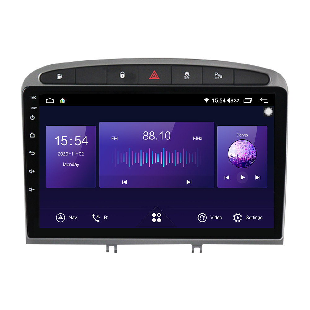 Mekede Новый 5G 7862 Android 10 8core 6 + 128GB Автомобильный dvd-плеер для Peugeot 408 2010-2016 1280 QLED экран RDS Carplay Авторадио DSP