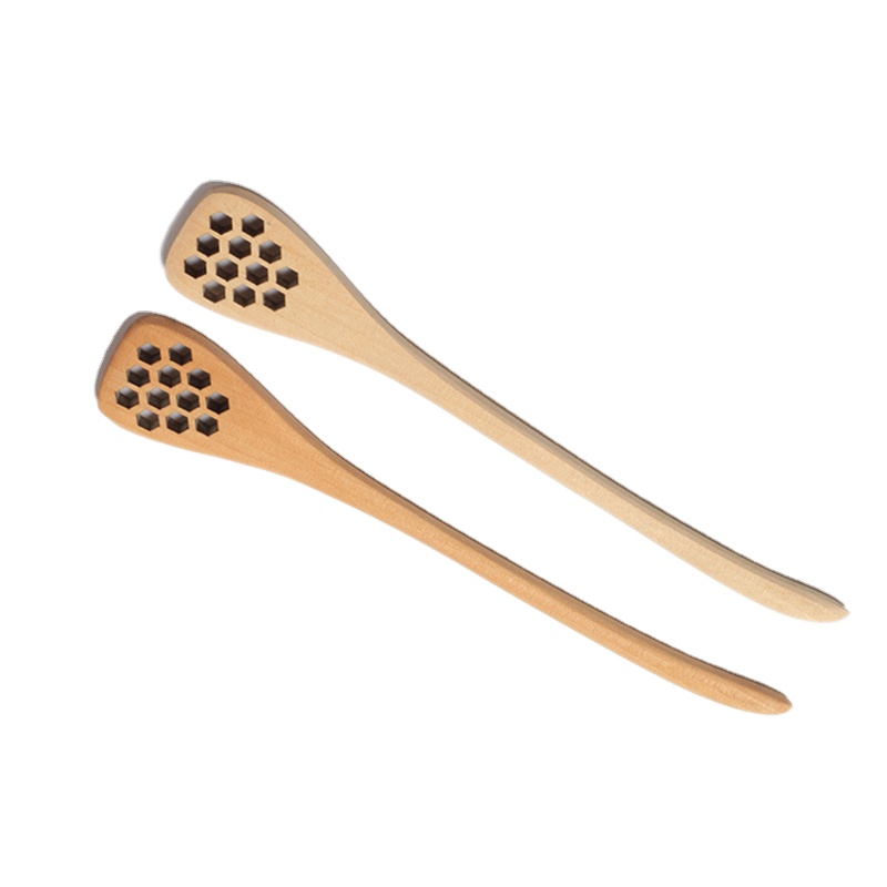 Polishing food grade honey spoon stirrer without package