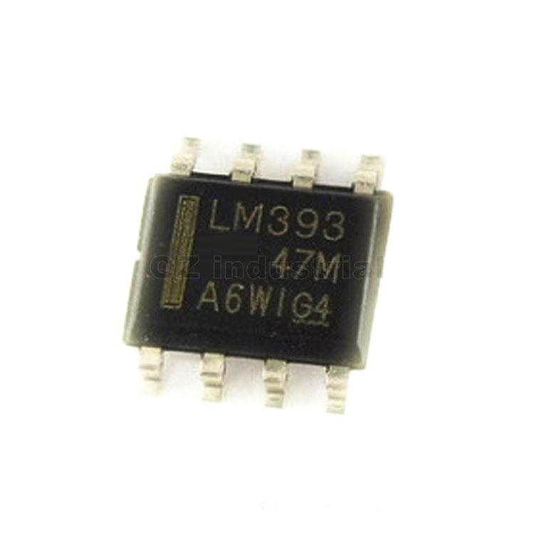 QZ LM393DR original electronic components Dual Differential Comparators SOP8 LM393 LM393D LM393DR