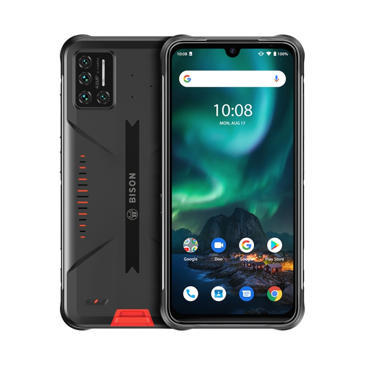 Мобильный телефон UMIDIGI BISON Rugged Phone 6 ГБ 128 ГБ IP68/IP69K водонепроницаемый пыленепроницаемый ударопрочный 6,3 дюймов