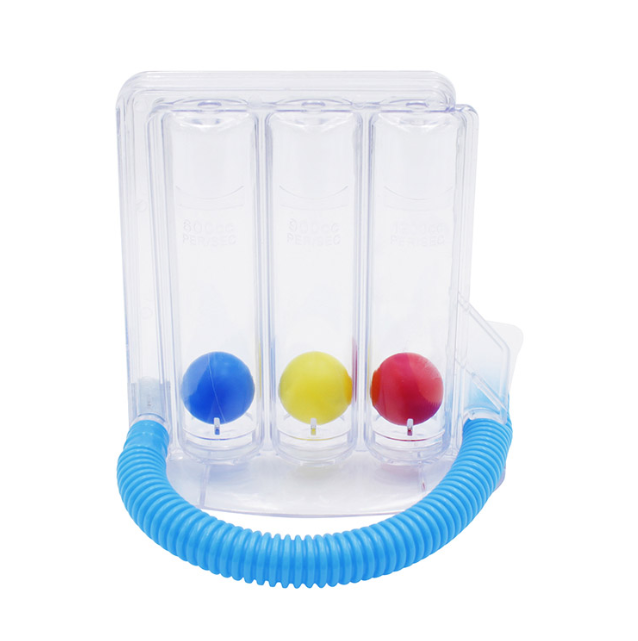 High Quality Three Ball Respiratory Breathing Exerciser Spirometer