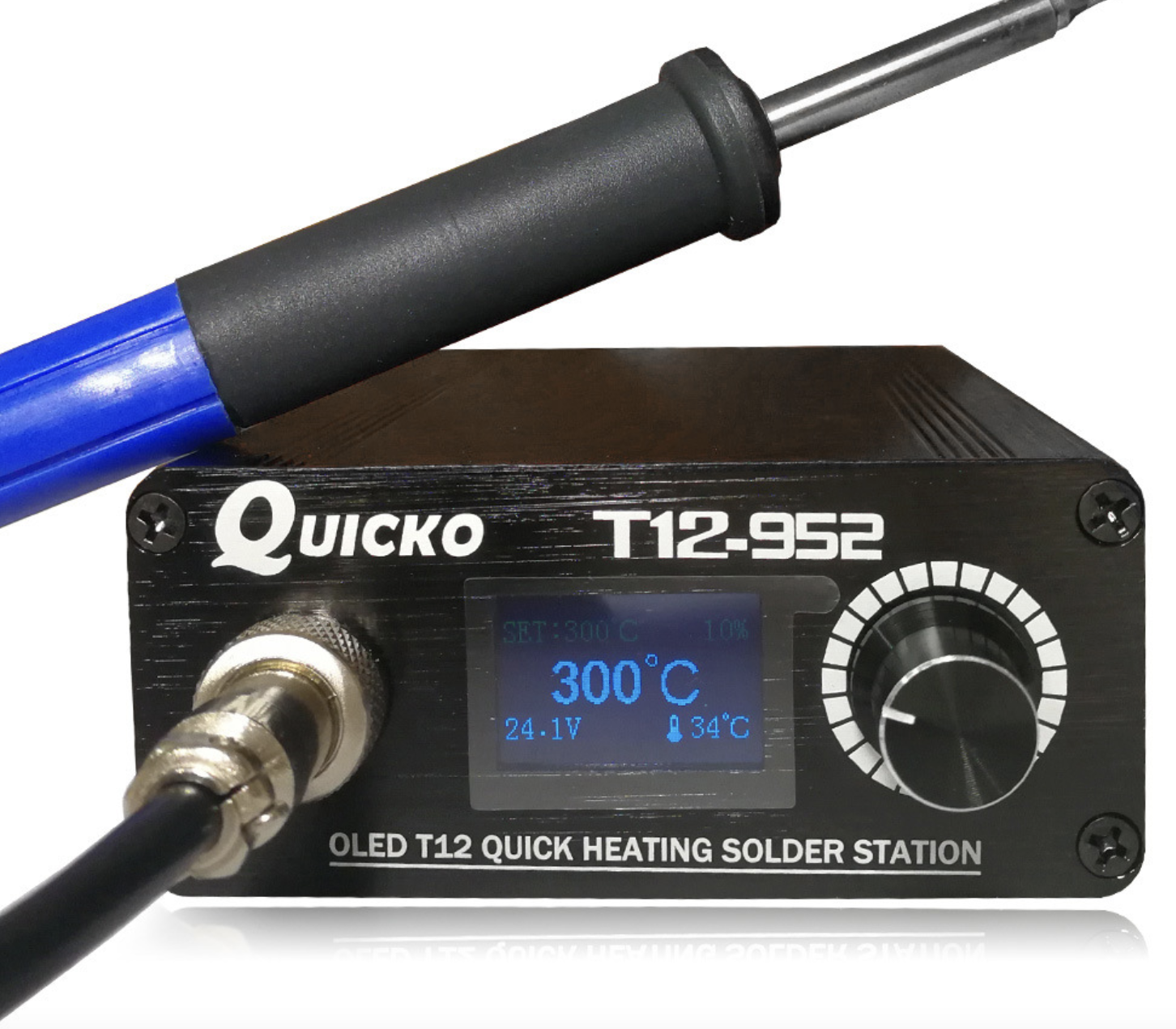 Quicko T12-952 Сварка стенд с 9501 на мопеде с ручкой для паяльника без свинца сварочный инструмент электронные монтажные