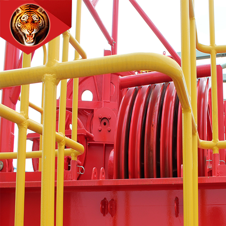 Корончатая буровая установка Tiger Rig для бурения нефтяных месторождений
