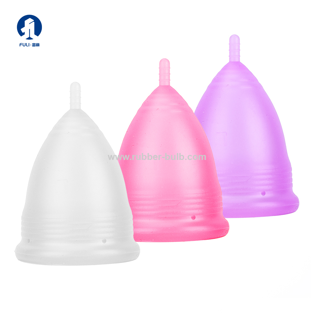 FULI Women's Menstrual Silicone Foldable And Reusable Menstrual Cup