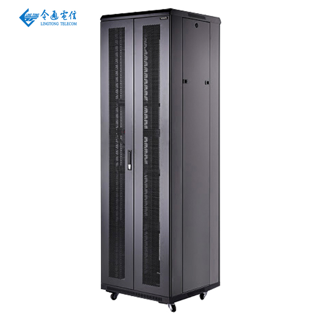 small server cabinet 19' glass door telecom cabinet sever rack 18U