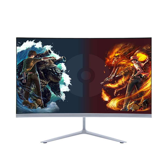 Ruijin 24 дюймов Тонкий 6 мм 75 Гц 1920*1080P изогнутый монитор с HDMI вход VGA
