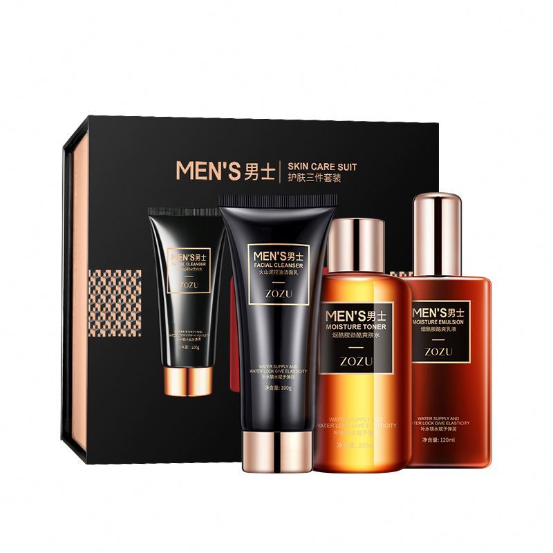 Hot Sale Gift Facial Men's Products Oil Control Moisturizing Whitening Mens Skin Care Set