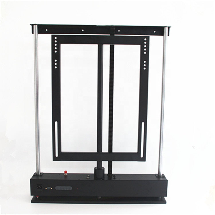Adjustable Mobile TV Stand With Storage Shelves And Heavy Duty Base Stand Rolling TV Carts On Wheels For 32 to 60 Inch LCD LED