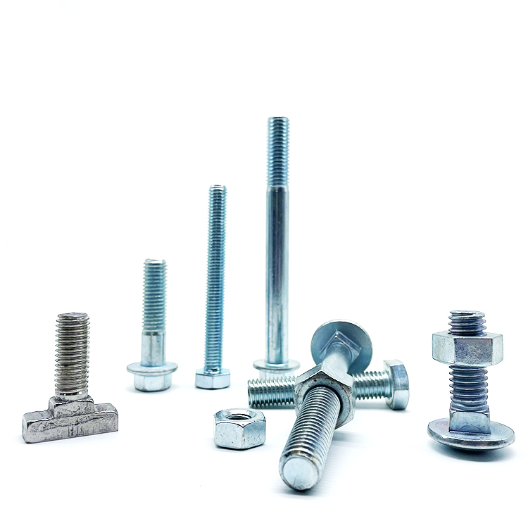 Stainless Steel A2 A4 M8 Hex Bolt with Nuts and Washers DIN931 Bolt
