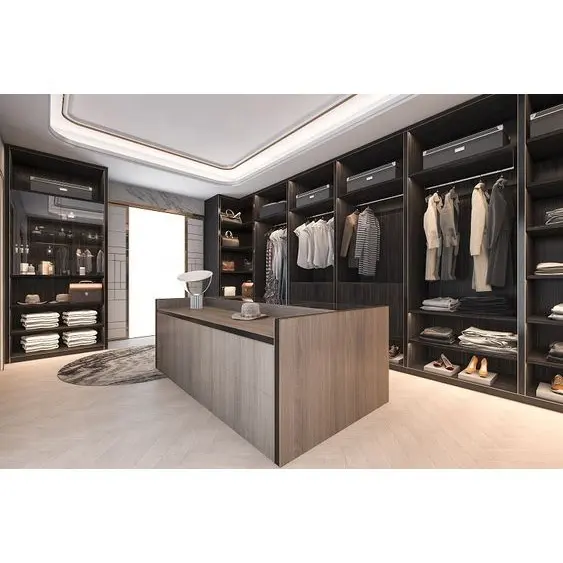 2020 Hangzhou Vermont Modern Italy Luxury Bedroom Wardrobe Cabinet Closet Organizer Design