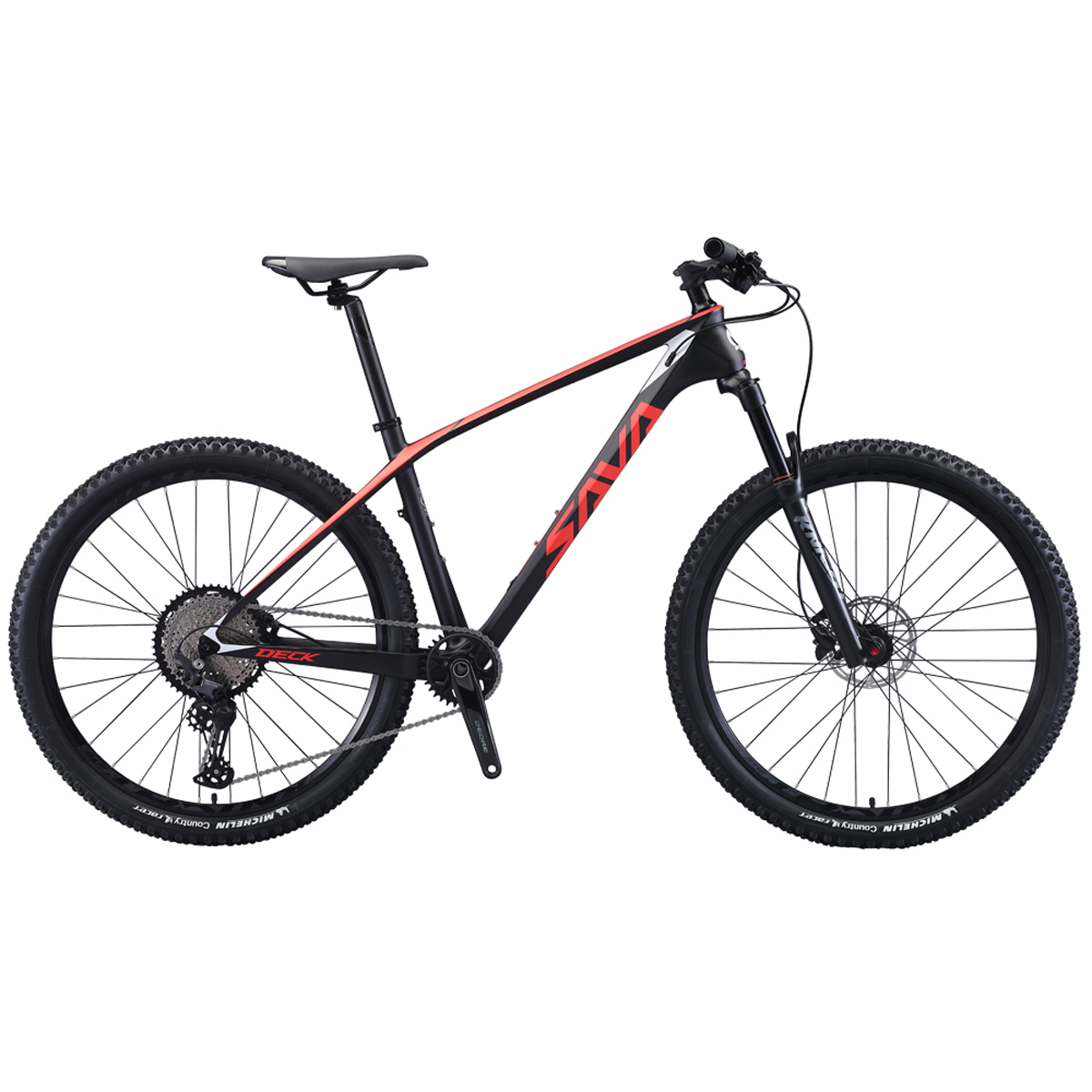 SAVA DECK6.1 углеродное волокно MTB горный велосипед 12 Скоростей с DEORE M6100 группа набор 26/27.5/29 дюймов