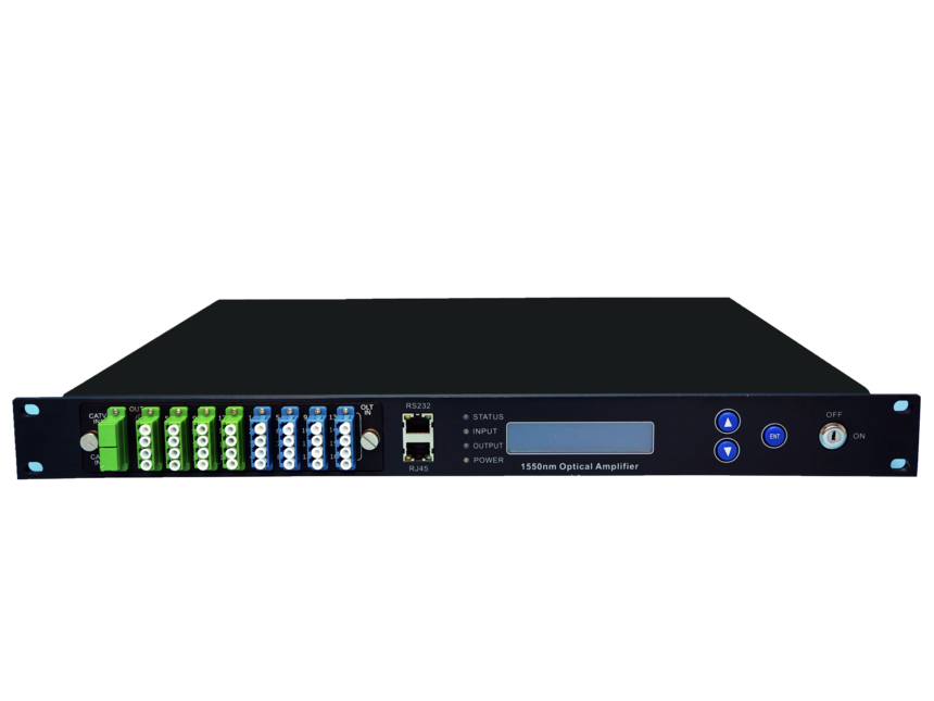 OLT 8 портов PON & CATV оптический волоконный усилитель 1310nm 1550nm EDFA