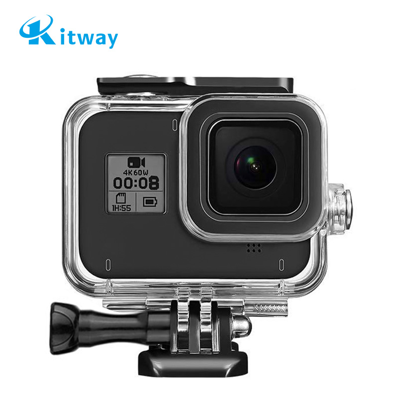 Водонепроницаемый корпус для Gopro Hero 8, Черный Защитный чехол для подводной съемки с кронштейном, аксессуары для камеры Gopro Hero 8