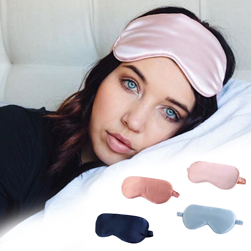 silk eye mask soft sleeping eye mask Blindfold silk hot sale